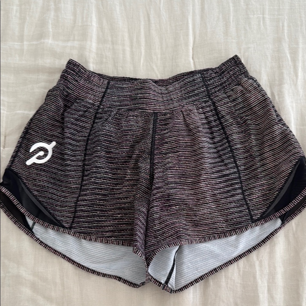 Peloton Women's Multicolored Lululemon Running Shorts